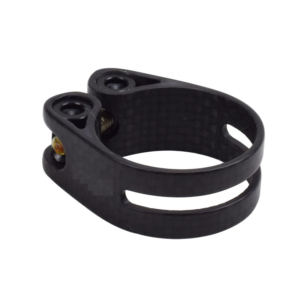 Morsetto reggisella bici Morsetto reggisella bici, 14g Morsetti reggisella bici in carbonio Morsetti reggisella bici in fibra di carbonio impermeabili 31,8 mm 34,9 mm Super leggero(3k Matte 31.8mm)