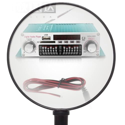 It is Suitable for Kentiger hy-602 Mini Dazzle Small Amplifier DC12V with Plug-in Card Radio Amplifier red +12V5A Power Supply