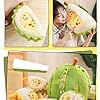 OUKEYI Creative Detachable Durian Plush Toy,11.8 in/30cm Fruit Durian Plush Toy, Decompression Durian Toy, Durian Plush Pillow,Cute Peeling Durian Plush Doll Gifts #5
