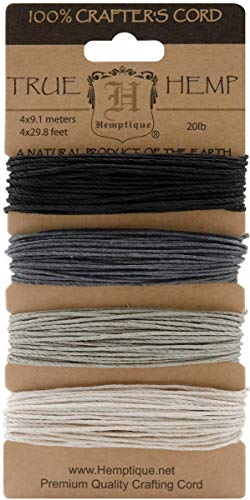 Hemptique Hemp Card (Set of 4) Shades of Onyx