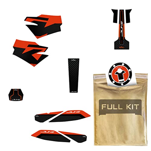 Autocollants moto KTM Duke 790 890 résine 3D protection réservoir chocs