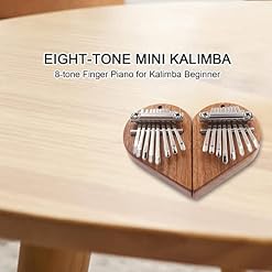 Mini kalimba avec 8 touches – Piano à pouce – Instrument de musique Marimba – Instrument de musique – Pour enfants et… - Les Beatles, Paul McCartney, John Lennon, RIngo Starr, George Harrison Mini kalimba avec 8 touches - Piano à pouce - Instrument de musique Marimba - Instrument de musique - Pour enfants et… – Image 7