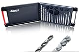 BAER Gewindeschneider Set M3 - M12 HSSG: Maschinengewindebohrer Sackloch + Kernlochbohrer - Gewindebohrer und Spiralbohrer im Set - Sacklochgewindebohrer