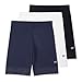 Lucky & Me Jada Little Girls Bike Shorts, Tagless, Soft Cotton, Lace Trim, Underwear, 3 Pack Basics, 4/5