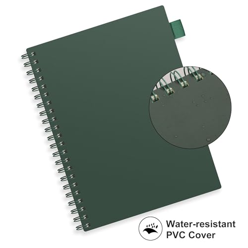Bullet Journal A4 à pointillés grand format avec papier premium 100g/m² et spirale robuste - 8
