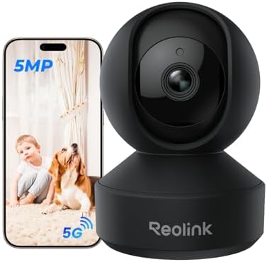 Reolink 3K Überwachungskamera Innen WLAN, Baby Monitor mit Schreierkennung | Baby Monitor mit Auto-Tracking, Personen-/Haustier-/Baby-Schreierkennung, 2,4/5GHz WiFi, 5MP IR-Nachtsi