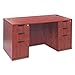 Alera Valencia Series 60 by 30 by 29-1/2-Inch Desk Shell, Medium Cherry