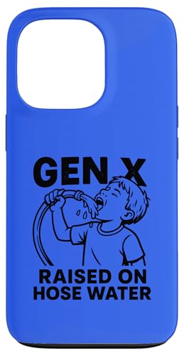 GEN X - ホースウォーターで育てられた - ゼニアルユーモア - 70年代、80年代、90年代。 スマホケース iPhone 13 Pro 用