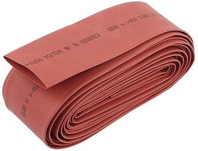 35mm Dia 7M 23Ft Long Heat Shrink Tubing Electric Wire Cable Wrap Sleeve Red