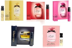 Miniature Prestigious Perfumes: Fragrance Sampler Set for Women's Discovery (D&G 5-Piece Collection)