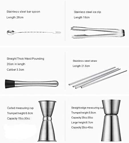 Set de Coctelera de 13 Piezas con Soporte de Bambú HeiDD miniatura 4