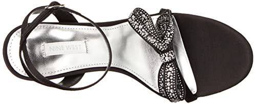Nine West Women's Marry Heeled Sandal, Black, 8 #TOP4
