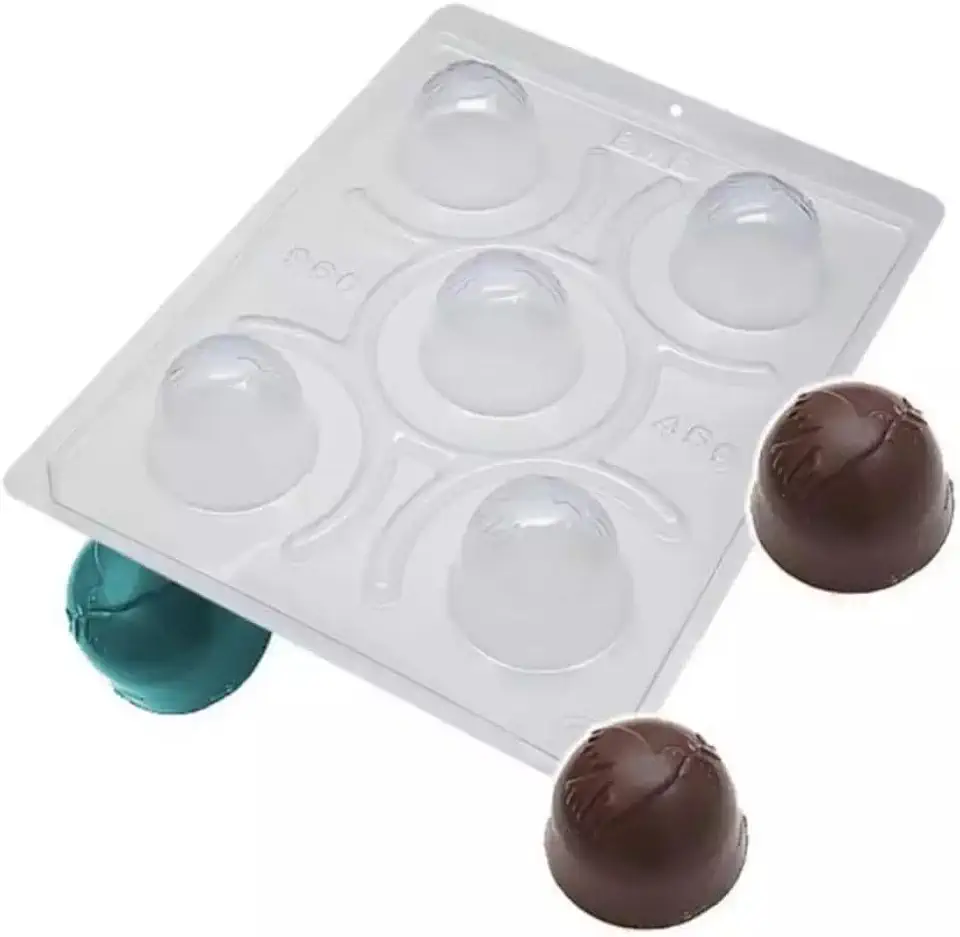 Forma Para Chocolate Trufa da Paz 45g Ref. 960 (Forma Especial 3 Partes com Silicone) (1)
