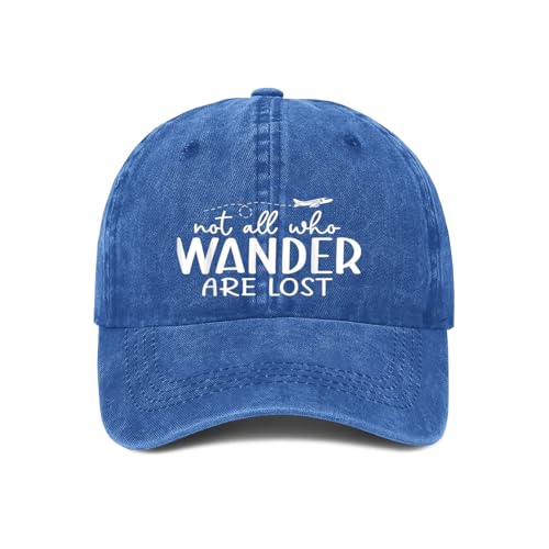 Baseball Cap,Not All Who Wander are Lost Dad Hat Gifts for Men Women