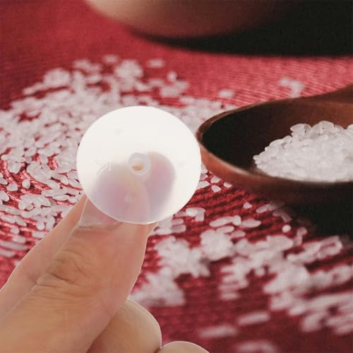 20 unidades de juntas de silicona para salida de vapor, válvulas de liberación de presión para ollas arroceras y ollas a presión, repuestos resistentes a altas temperaturas para electrodomésticos de cocina miniatura 6