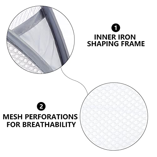 Lurrose 2Pcs Parede Cestos De Roupa Dobrável Cesto de Roupa Suja Cesto de Roupa Dobrável Saco de Lav