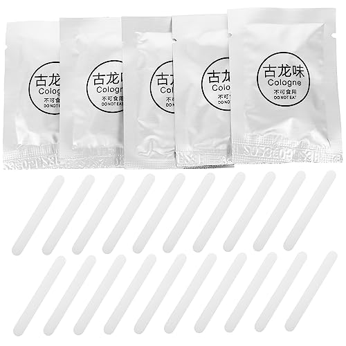 NUOLUX 50個 カーアロマ バー 排出する 車の芳香剤 車内芳香剤スティック 香り カー ンスサプライ カーアロマディフューザーアクセサリー PEソリッド 白い