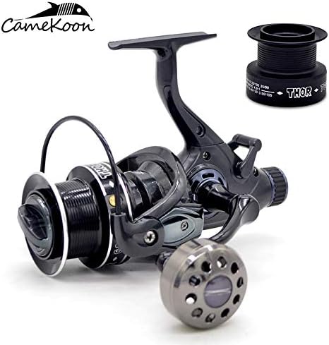 CAMEKOON Baitfeeder Spinning Reel for Live Liner Saltwater Surf Catfish Fishing - 7+1 Shielded Stainless Steel Bearings