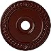 Ekena Millwork CM21WRBMF Wreath Ceiling Medallion (Fits Canopies up to 6"), Hand-Painted Brushed Mahogany