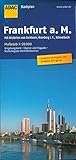 stadtplan frankfurt am main  ADAC StadtPlan Frankfurt a.M. mit Ortsteilen von Eschborn, Kronberg i.T., Schwab: ach 1:20 000 (ADAC Stadtpläne)
