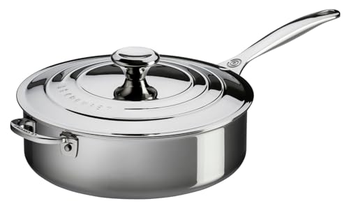 Comparison: Best Le Creuset Pan Dishwasher Safe 8 Le Creuset Tri-Ply Stainless Steel Saute Pan, 3 qt.