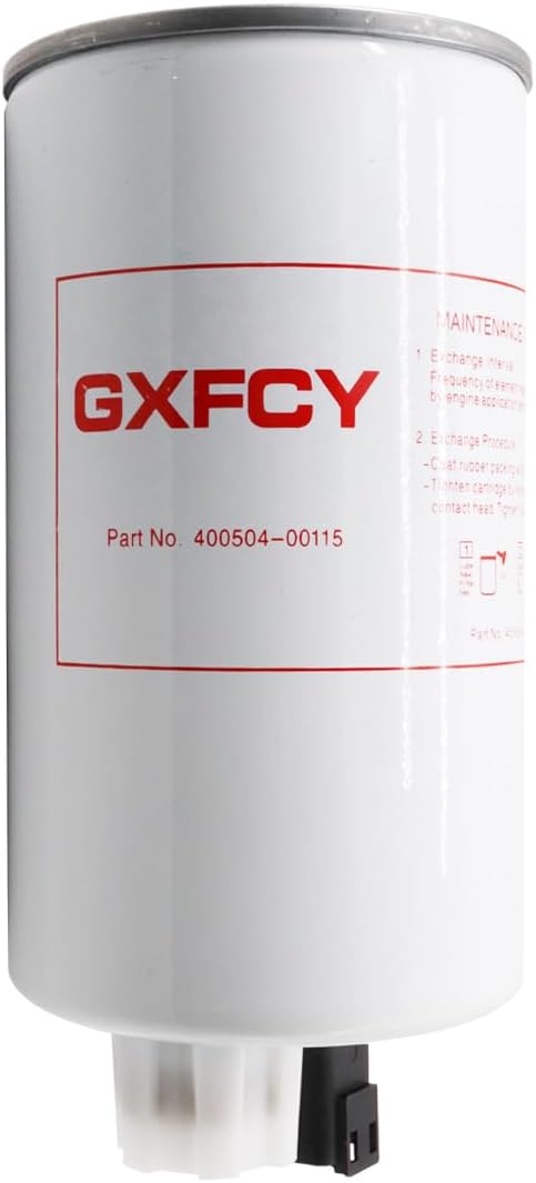 P400504-00115 400504-00115A Fuel Filter Compatible with Doosan Excavator DX55W-5 DX55-5