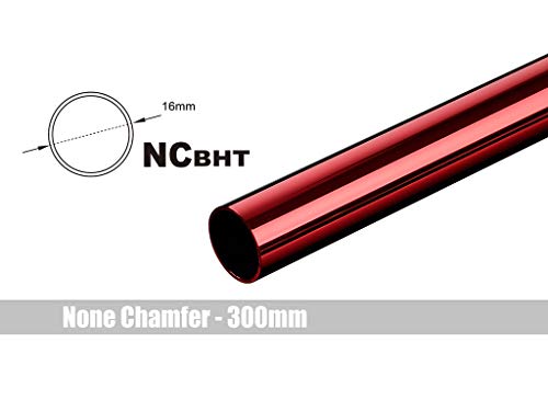 Bits Power Nothing Messing Hard Tube OD 16mm Länge 300mm Deep Red (BP-NCBHT16DRD-L300)