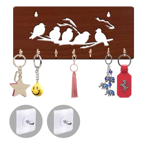 Key Holder for Home Decor Stylish Without Drill - 25x11 CM | Key Holder For Home Without Drill, Key Stand For Wall, Key Holder Wall Mount, Key Hangers