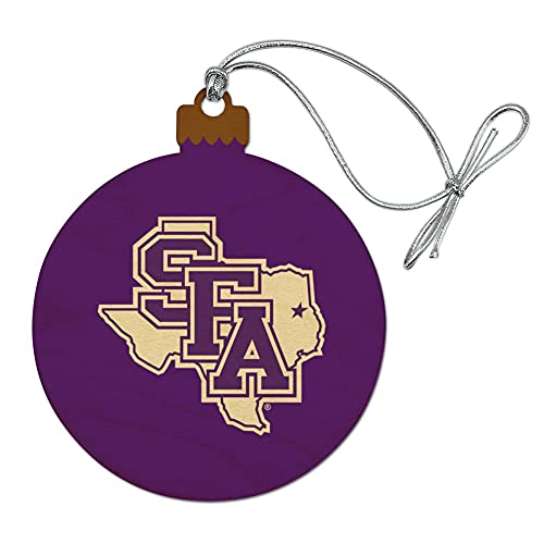 GRAPHICS & MORE Stephen F. Austin State University Primary Logo Wood Christmas Tree Holiday Ornament