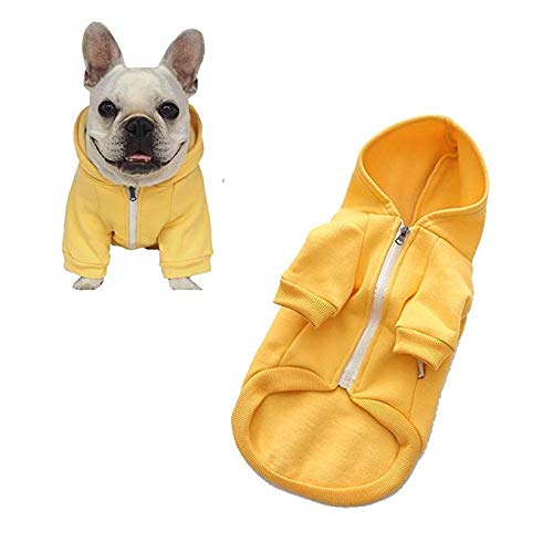 See full amazon price history chart for Meioro Dog Clothes Hoodies Pet Cat Warm Soft Cotton Zipper Sweater Coat French Bulldog Pug(XXL,Yellow) Meioro Dog Clothes Hoodies Pet Cat Warm Soft Cotton Zipper Sweater Coat French Bulldog Pug(XXL,Yellow) (B07GYM1BP2) Amazon Price History, Amazon Price Tracker