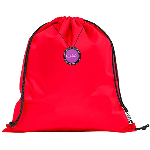 Mochila tipo Saco Gym Sack em rPet 37x41cm Elche TopGet (Vermelho)