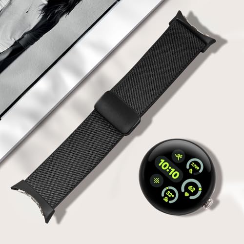 Correa deportiva de nylon elástico compatible con Pixel Watch 41mm miniatura 6