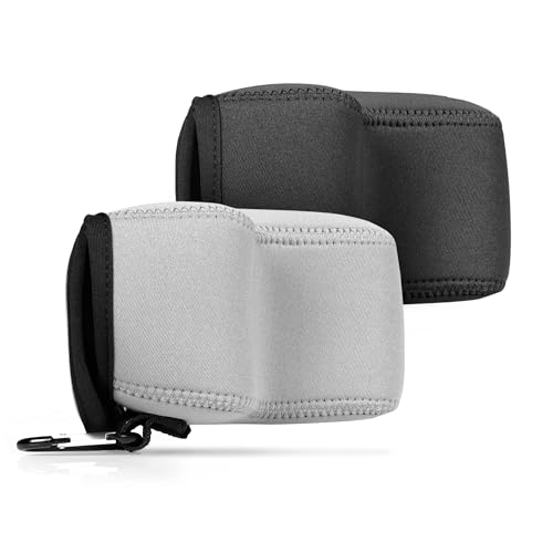 MegaGear Neopren-Kameratasche für Fujifilm X-T50 (16-50 mm) – stilvolle und schützende Digitalfotografie-Tasche (Grau)