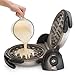 Presto 03510 Ceramic FlipSide Belgian Waffle Maker, Nonstick, Cool Touch Handles, Black