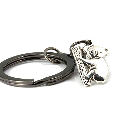 Koala Keychain - Koala Bear and Koala Gifts for Women and Men that Love Koala Accessories makes a Great Mens Koala Keyring