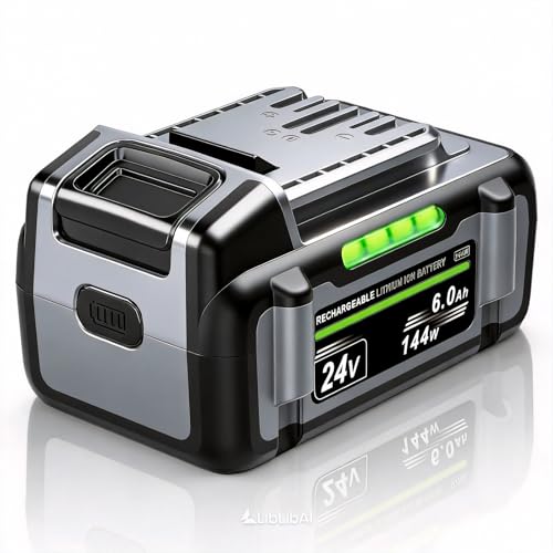 Surpowtec 6.0Ah 24V Replacement Battery for Flex 24V Battery Compatible with Flex 24V Cordless Power Tools