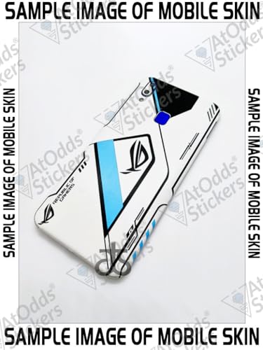 Image of AtOdds - Full Body Back Screen Guard Protector Film - Lamination Wrap Skin Sticker Compatible with Samsung Galaxy A10s | Scratchproof Matte Finish (RogBlue)