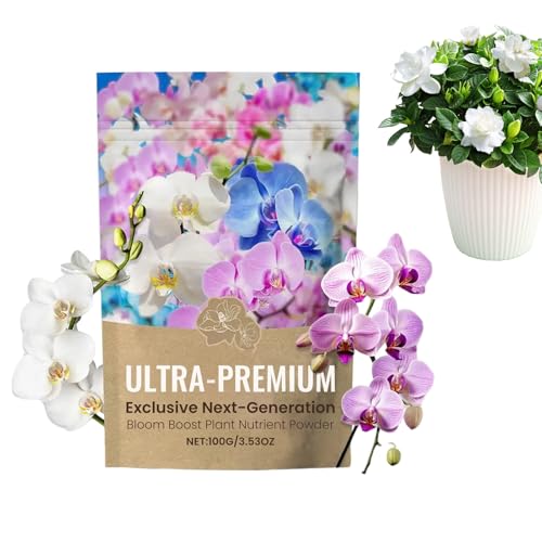 Fertilizante para Plantas | Nutrientes Vegetales en Polvo | Cuidado de Jardinería Estimulante de Raíces Mejorador de Suelo para Crecimiento Vigoroso Hortalizas Flores Interior Césped Exterior Patio