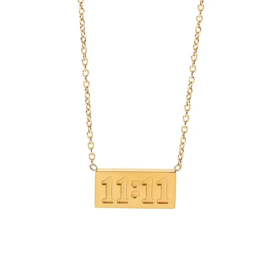 V FASHION JEWELLERY Stylish Stainless Steel 11:11 Chain For Women And Girls (Gold) (B0D6L1R8F3) Amazon Price History, Amazon Price Tracker