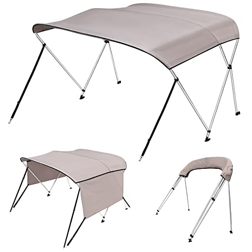 KAKIT 3 / 4 Bow Bimini Tops for Boats with Easy to Install Sidewalls 2