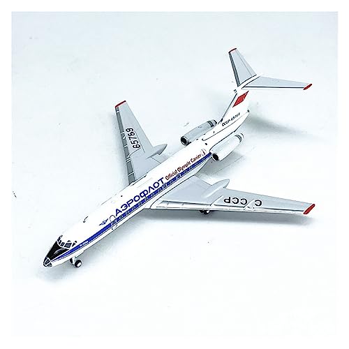 Avión de juguete coleccionable TU-134A Rusia Aeroflot escala 1/400 réplica diecast metal