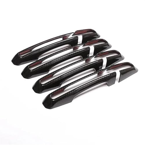Manijas exteriores para Jaguar XE y E-Pace: molduras de cubierta decorativa en look carbono