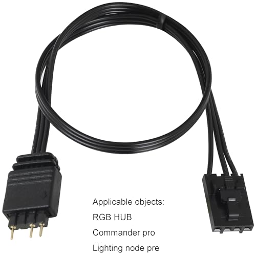 Cable de extensión para placa base ARGB de 30 cm para setups de juego gaming 5