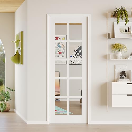 Lakenyon 10-Lite Mirrored Interior Doors, 24 in. x 80...