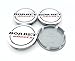 Produktbild 4x Original Borbet Nabendeckel 56mm Felgendeckel Nabenkappe Silber Alu Gebürstet