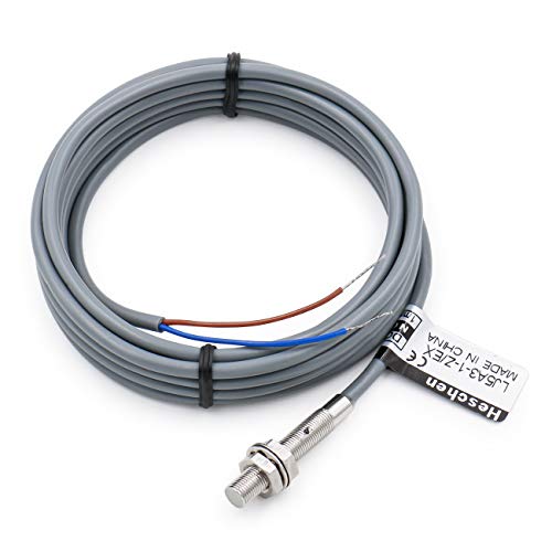 Heschen M5 Inductive Proximity Sensor Switch Shield Type LJ5A3-1-Z/EX Detector 1mm 10-30VDC 100mA Normally Open(NO) 2 Wire
