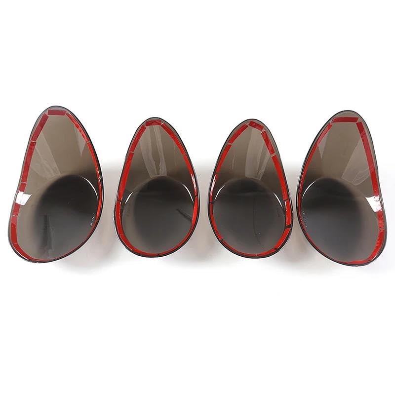Cubiertas luz trasera coche Smart 451 Fortwo plastico protector ahumado 2