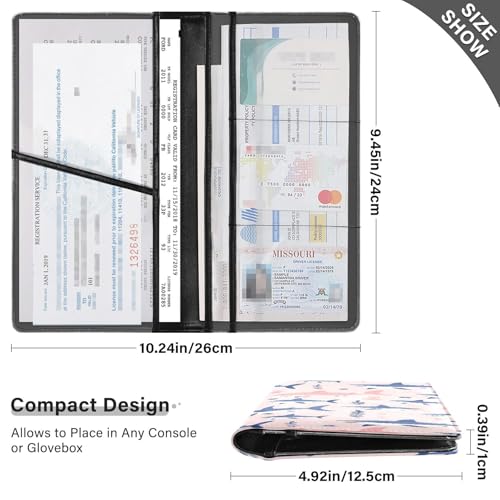 Organizador para auto de PU cuero miniatura 3