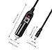 12V DC Car Cigarette Lighter Extension Power Supply Adapter Cable 18AWG CableDC 5.5mm X 2.5mm to Car Cigarette Lighter Male Plug Cable for Various Devices Such as Cameras, CCTV, and car refrigerators