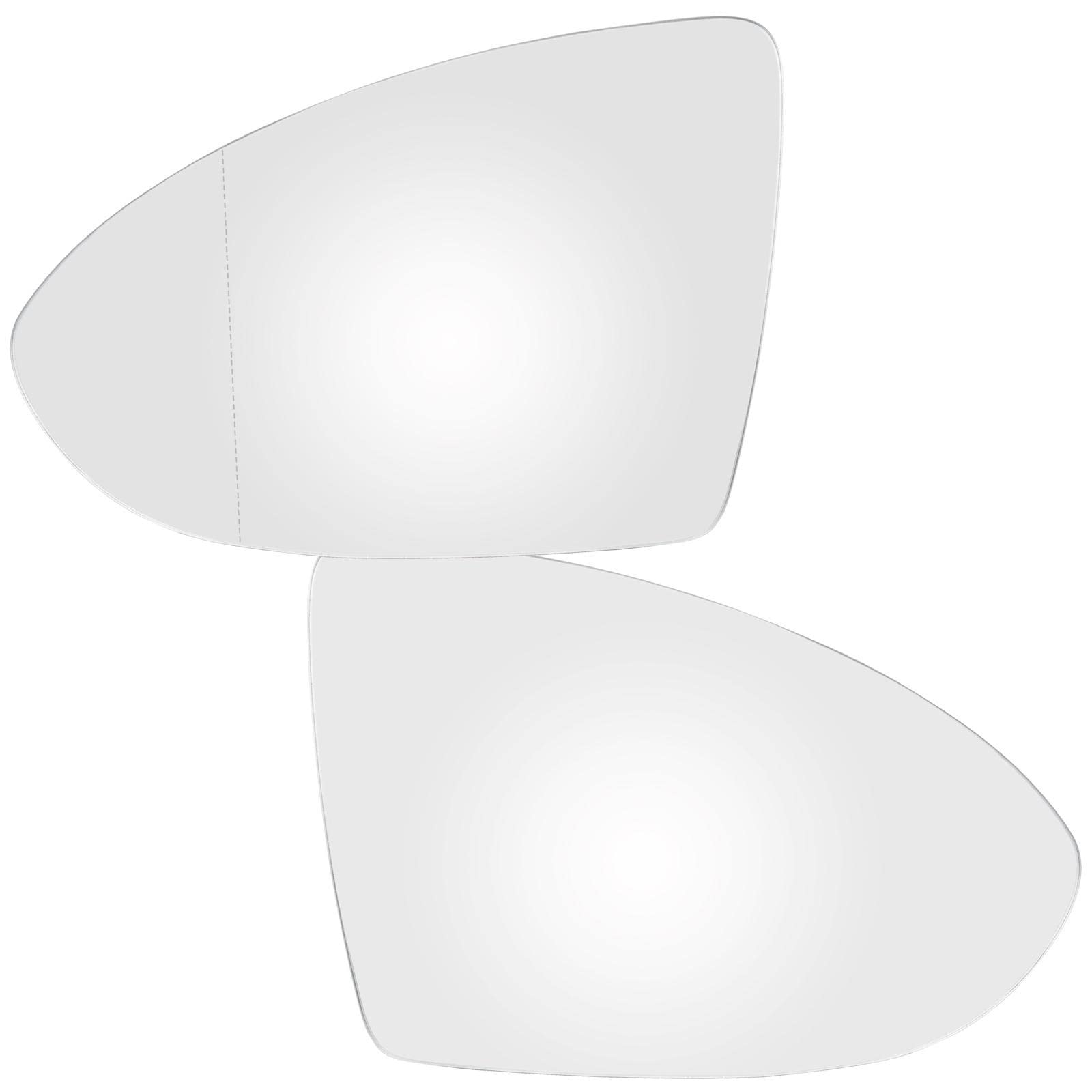 IITA Verre De Recul Miroir pour VW pour Golf 7 Mk7 Mk7.5 pour 2012-2021 Gauche Droite Porte Aile Rétroviseur Verre Convexe Vue Arrière Rétroviseur Miroir Glace Rétroviseur (Taille : Left - Right)